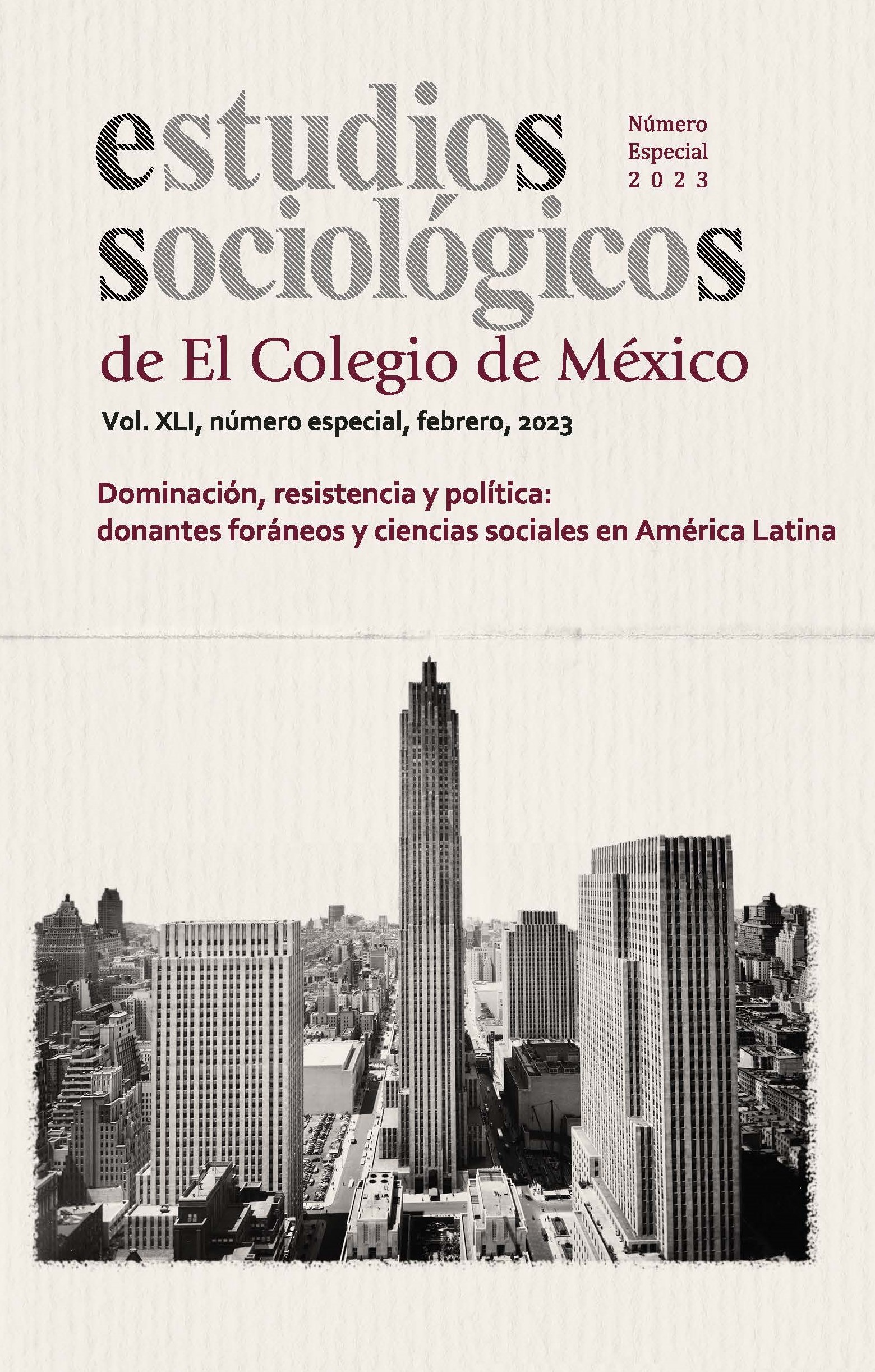 					Ver Vol. 41 Núm. Especial: Donantes foráneos y ciencias sociales en América Latina, febrero 2023
				